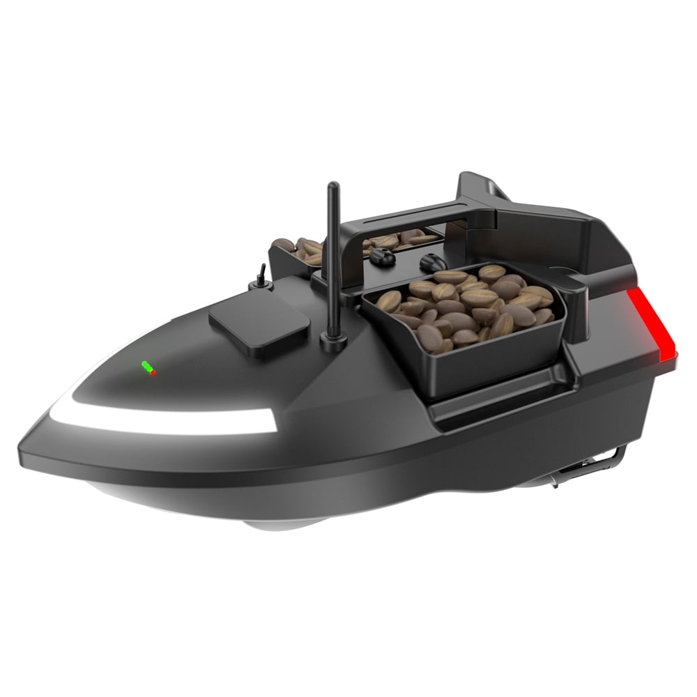 Fishing Bait Boat 500m Remote Control Bait Boat Dual Motor Fish Finder  1.5KG Loading Support Automatic CruiseAutomatic Route Correction with for  Fishing 