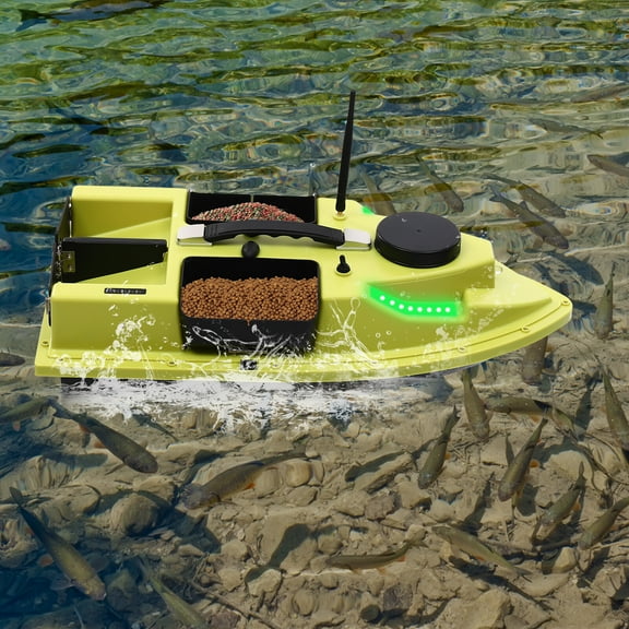 Fishing Bait Boat with GPS, IP65 Protection, 2.4G Remote Control, Bait Boat for Large Reservoirs And Lakes