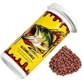 Fishing Bait Instant Fizzing Attractant, Bleeding Garlic Scent Dispersion For Soft Plastics & Bait Bands, More Strikes For Bass Trout Freshwater(1Pcs)
