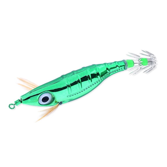 Fishing Bait Luminou Step Up Your Fishing Game with our 10cm/86g Fishing Bait Luminous Shrimp Lure Octopus Squid Jig Fish Hook