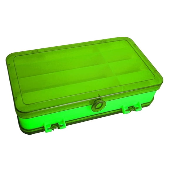 Fishing Bait Lures Storage Box Double Layer Baits Cases X9A5