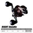 Fishing Baitcasting Reel, 18+1BB Drag Baitcasters, Braking