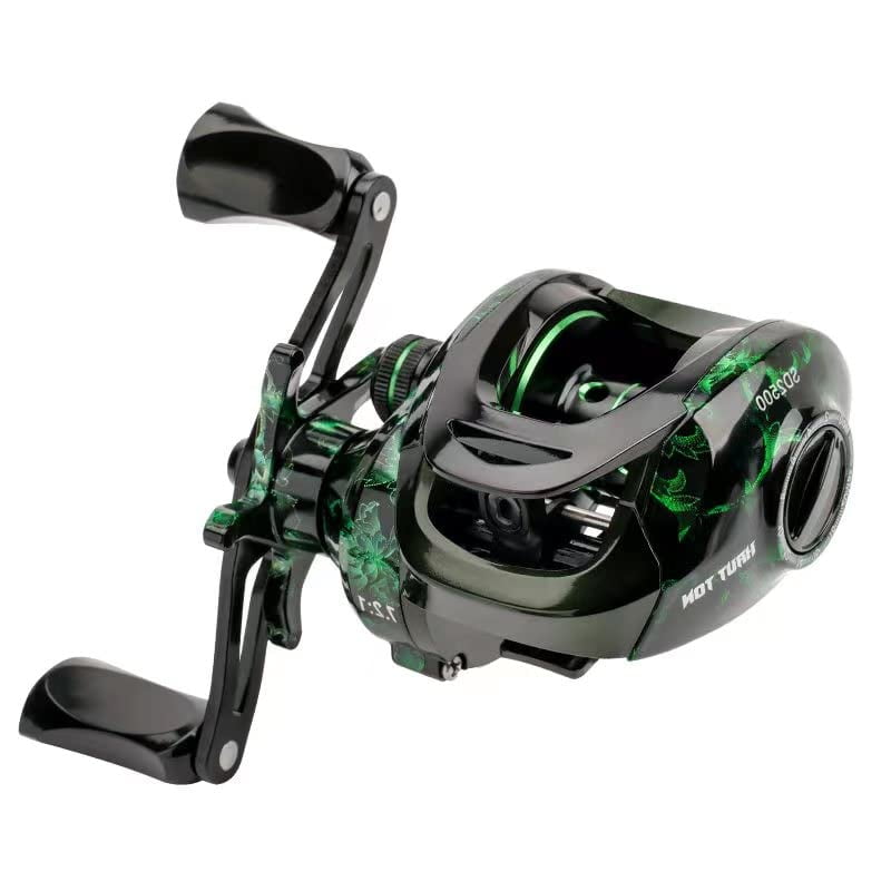 Fishing Baitcasting Reel, 18+1BB Drag Baitcasters, Magnet Braking System Ba Hot Sale 18+1BB 7.2:1 Wholesale Baitcast Reel Long Casting 10KG Drag  Fishing Pesca Saltwater Sea Fishing Reel