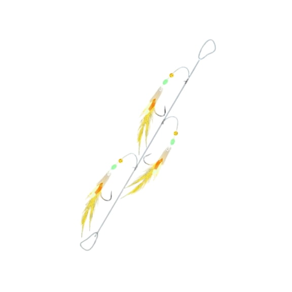 Fishing Baits Hook Fishing Baits Lures Rig with Glow Beads Glow Fish String Hook for Saltwater Sabiki Rig