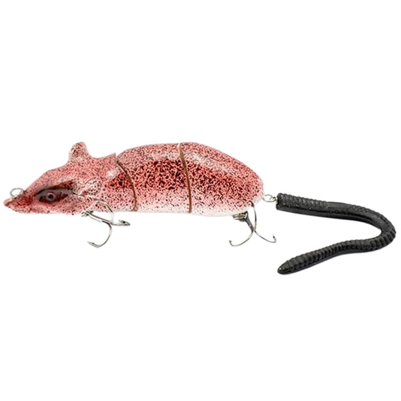 Fishing Baits Wobbler Muti-Section Jointed Mouse Shape Baits Trebles Hook Hard Crankbait Sink Tackle Swim Hard Baits