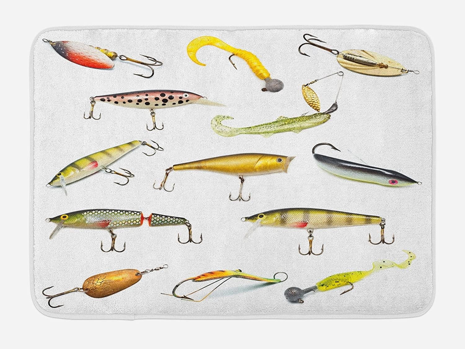 Fishing Bath Mat, Fishing Tackle Bait for Spearing Trapping Catching Aquatic Animals Molluscs