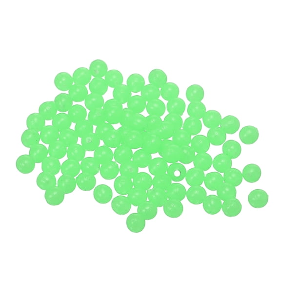 Fishing Beads Glow Soft Plastic Bait Eggs Lure Rigs 3 mm for Saltwater Freshwater (1000 Pack, Green)
