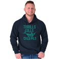 thumbnail image 1 of Fishing Beer Drinkers Funny Joke Cool Unisex Plus Fleece Graphic Hoodie Brisco Brands 2X, 1 of 4