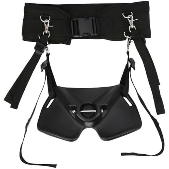 Fishing Belt Rod Holder, Adjustable Fishing Fighting Waist Belt with EVA Foam Padded Straps & Safety Buckle, Boat Fish Harness Belts Rod Holder(Black)$$Sport & Recreation Other