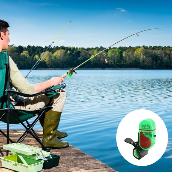 Fishing Bite Alarm Electronic Sound LED Light Fish Strike Alert for Fishing Rods Night Fishing 2.4 Inches