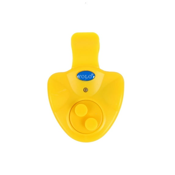 Fishing Bite Alarm Sensitive Electronic Fishing Bite Sound Alarm Indicator Alert Bell with LED Lights Clip On Fishing Rod Tackle Tool for Daytime Night Carp Fishing Outdoor 1PC