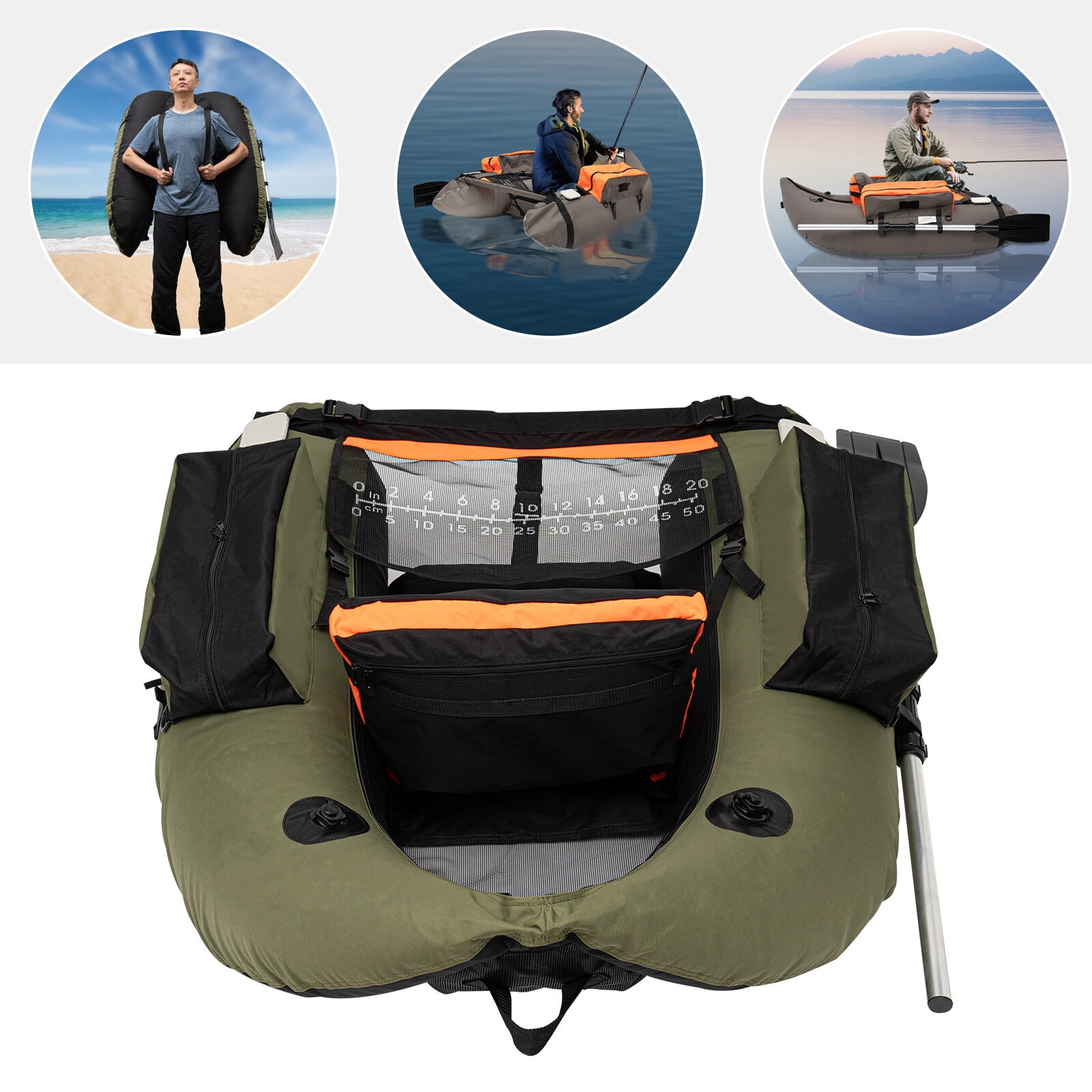 Fishing Boat, Outdoor Fishing Boat, Inflatable Fishing Boat,  used in oceans, lakes, rivers, and creeks for fishing, rafting, exploring, and other activities