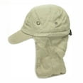 thumbnail image 1 of Fishing Boating Hiking Army Military Snap Brim Cap With Ear and Neck Flap Hat (Light green), 1 of 1