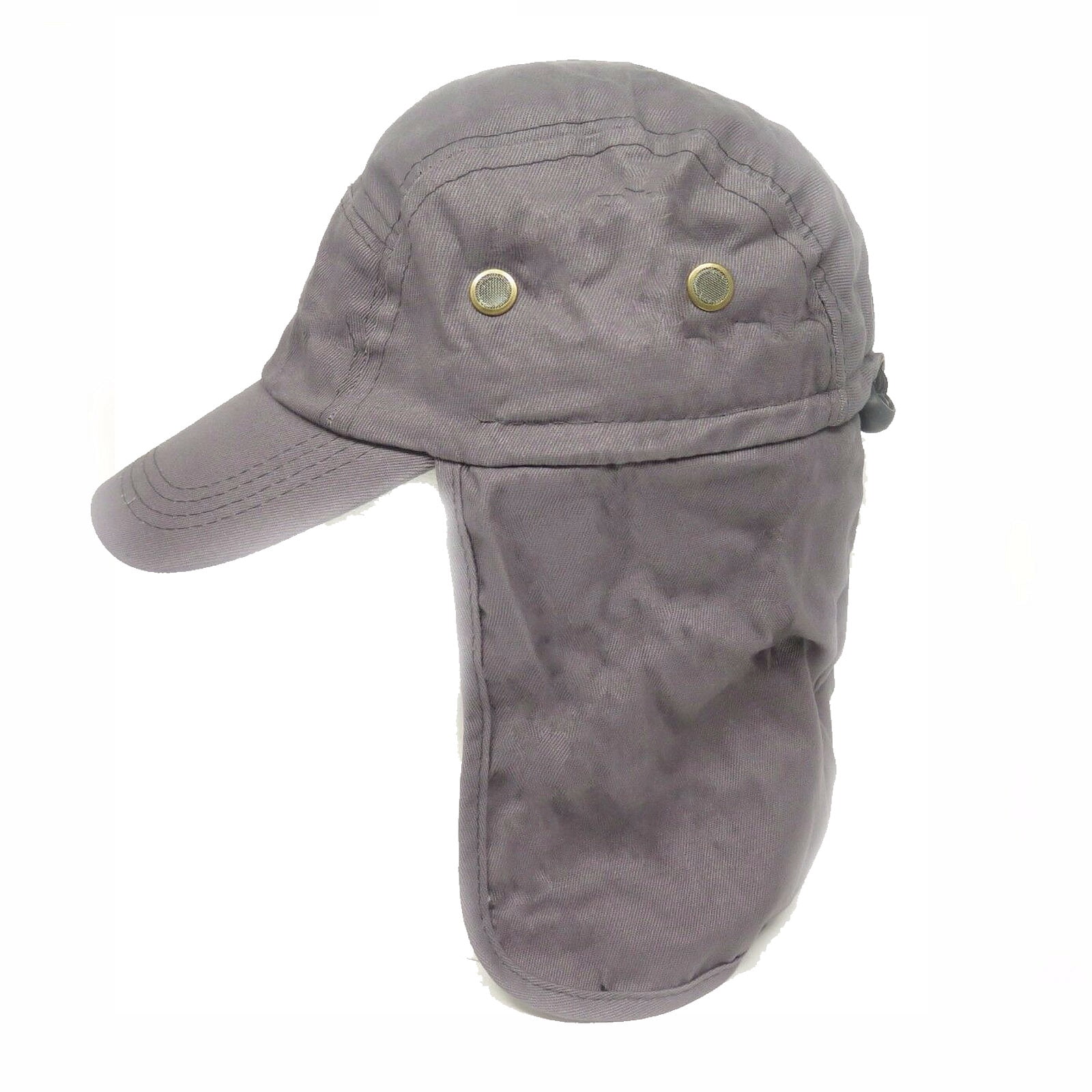Sun Neck Protector Hiking Army Military Snap Brim Cap With Ear and