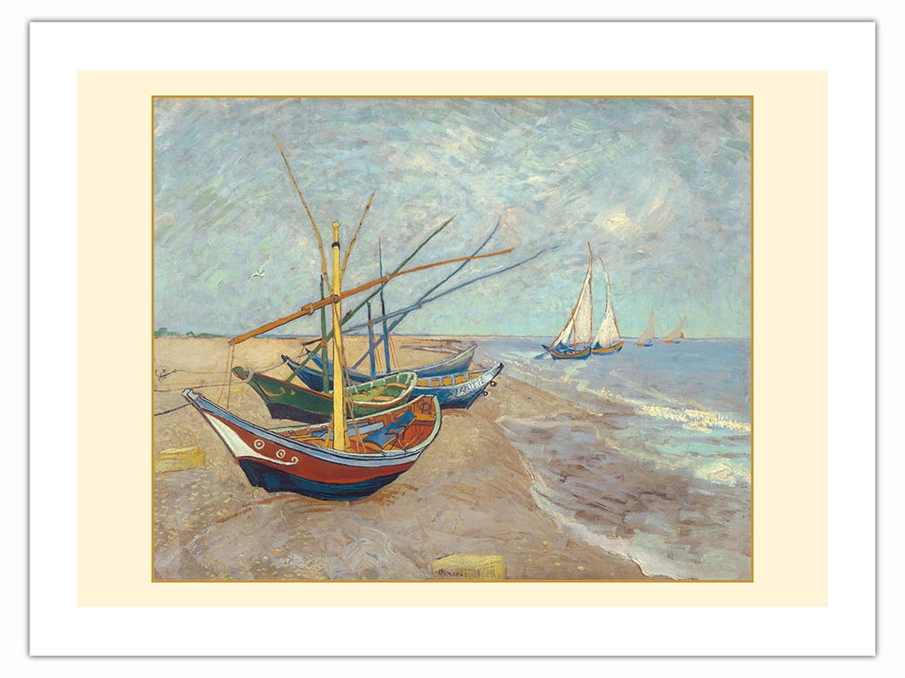 Fishing Boats on the Beach at Les SaintesMariesdelaMer France