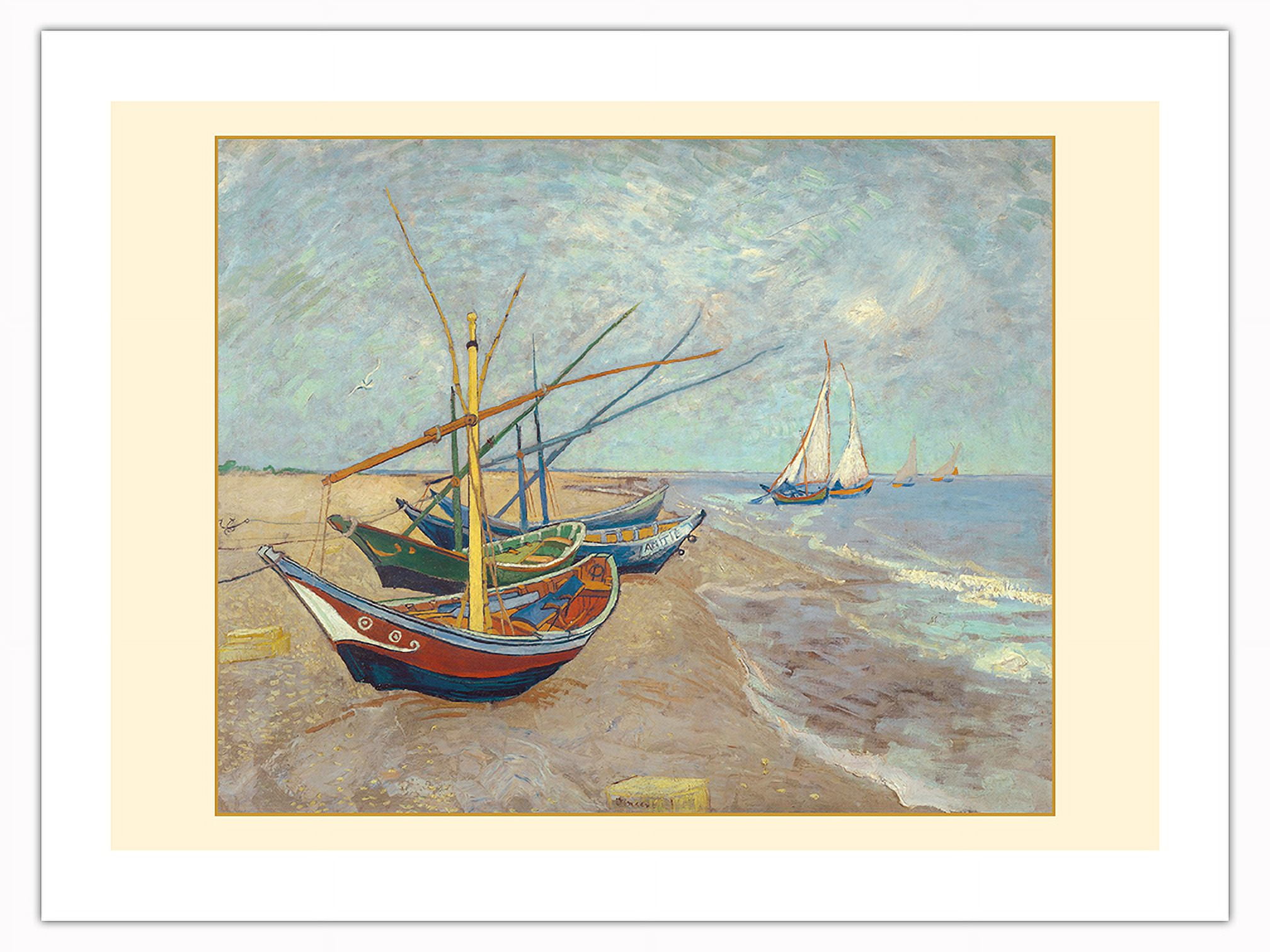 Fishing Boats on the Beach at Les Saintes-Maries-de-la-Mer France