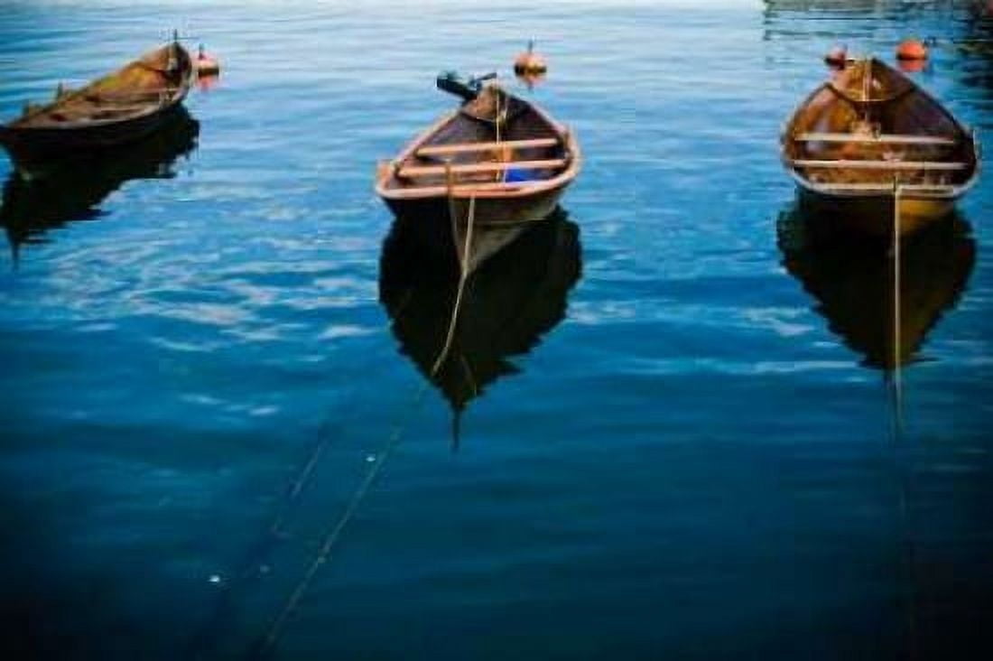 Fishing Boats II Canvas Art - Bob Stefko (12 x 18)