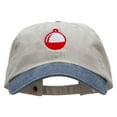 thumbnail image 1 of Fishing Bobber Embroidered Pigment Dyed Wash Cap - Beige Navy OSFM, 1 of 5