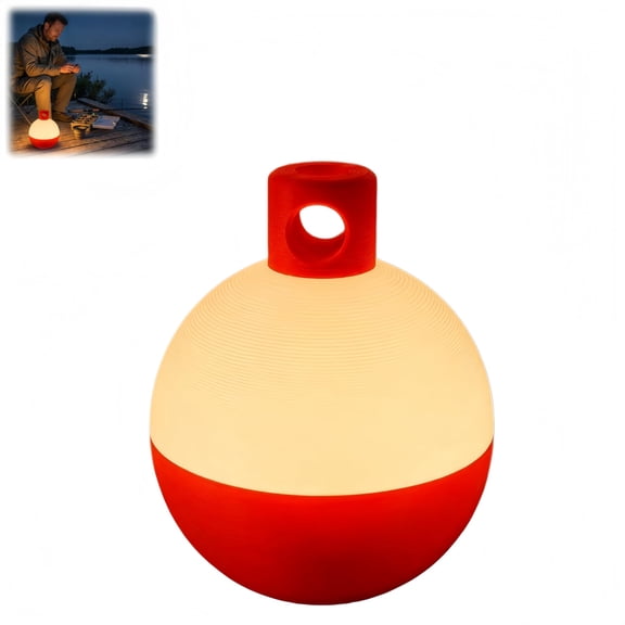 Fishing Bobber Night Light 3D Printed Dimmable LED Lamp