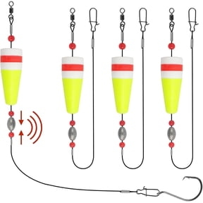 Fishing Bobbers Popping Corks Fishing Float Rig Weighted Popping Floats Trout Float Rigs Redfish Speckled Flounder Saltwater Rattle Fishing Tackle