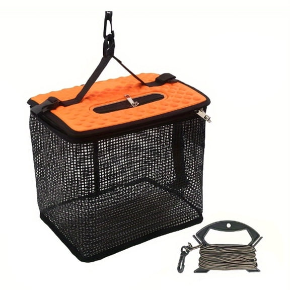 Fishing Bucket Bucket Floating Fishing Basket for Caught Fish Quick Drying Fishing Storage Cage
