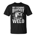 thumbnail image 1 of My Fishing Buddy Calls Me Welo Father's Day Fisherman T-Shirt – Cute Grandpa Fisherman Graphic Tee, Perfect Gift for Welo on Father’s Day, Heartwarming Outdoor Fishing Shirt for Proud, 1 of 3