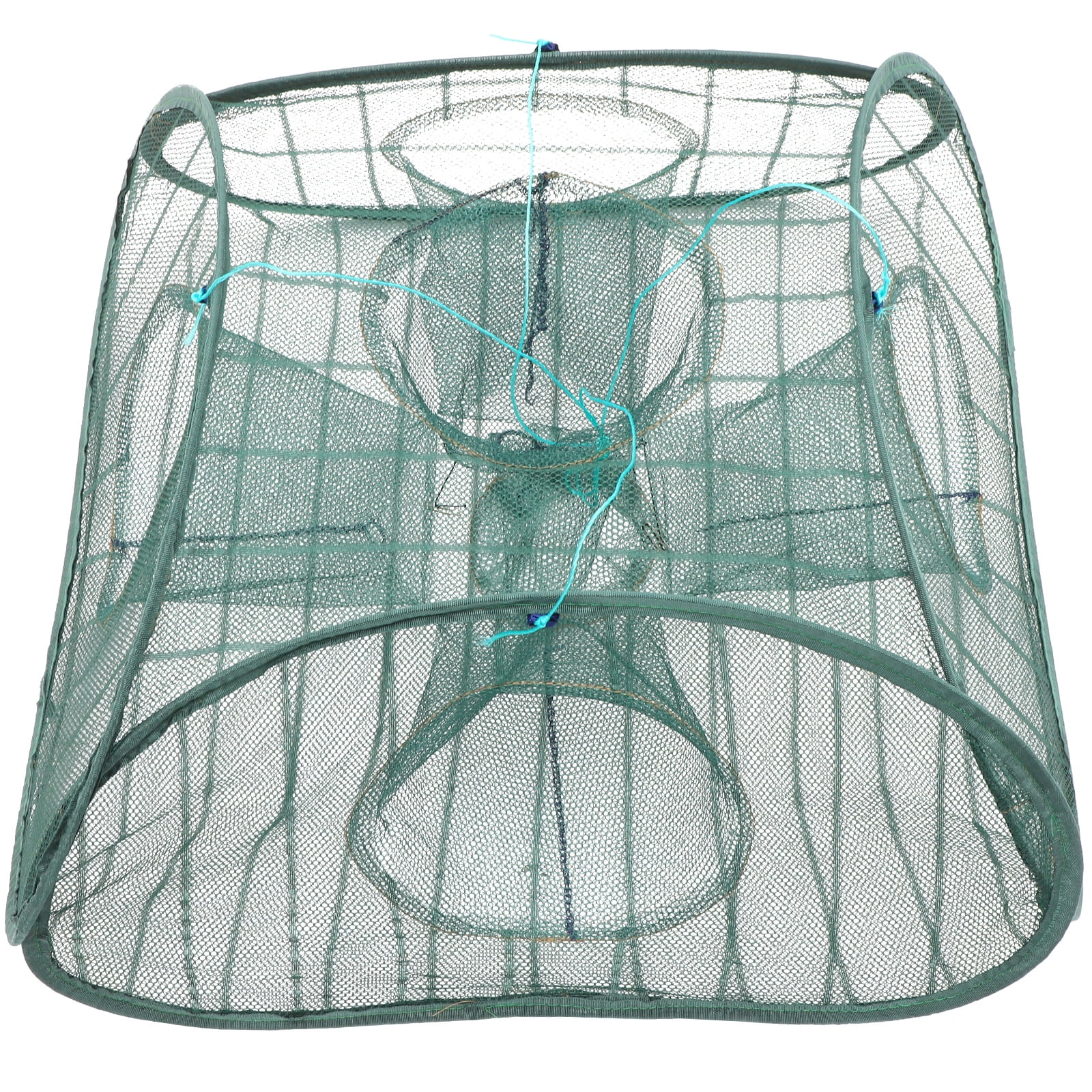 Fishing Cage Shrimp Net Collapsible Landing Crayfish Fold Trap