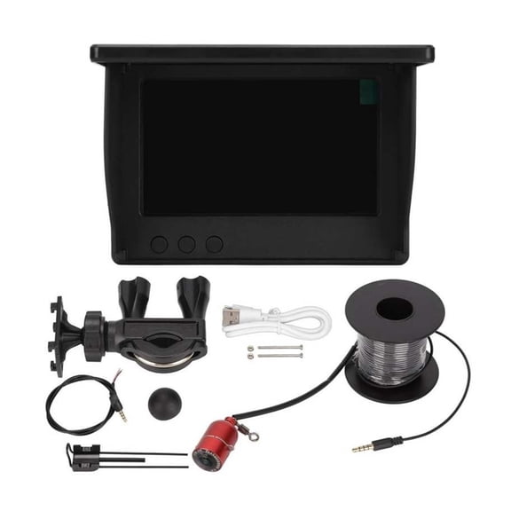 Fishing Camera Underwater Fishing Camera Kit With 4.3in LCD Monitor IP67 Deep Waterproof For Sea Ice Lake Boat Fishing Tools ,Wide View Angle