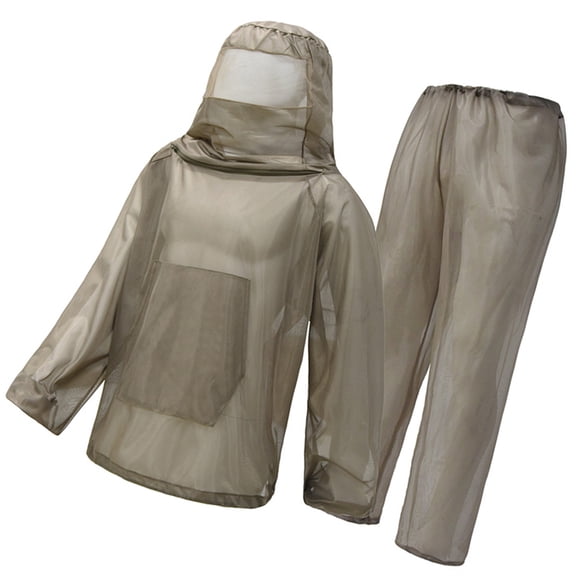 Fishing Camping Beekeepers Meshes Hoods Breathable Suit Outdoor Mosquitoes Meshes Clothes for Hiking Camping Fishing