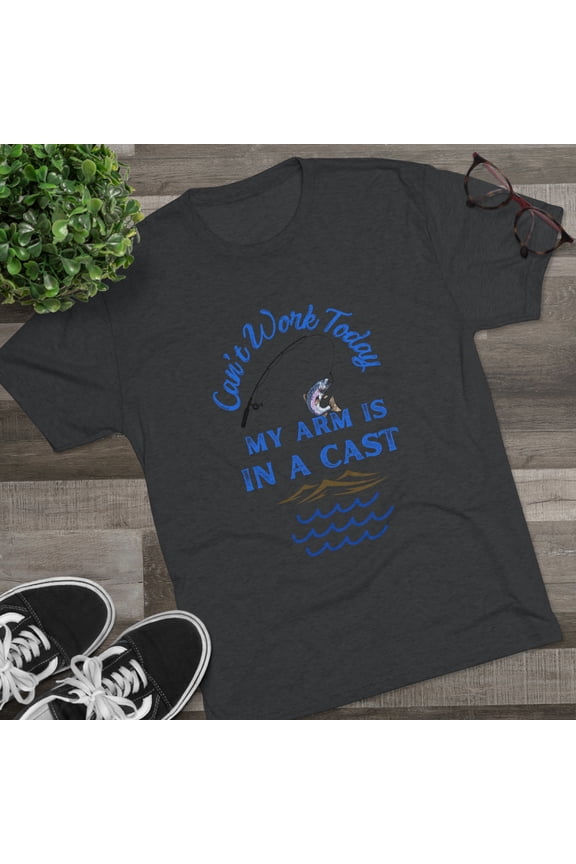 Fishing Can't Work Today Shirt, Outdoors, Great Gift