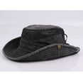thumbnail image 1 of Fishing Cap CQXIDFH Women Wide Brim Bucket Hat, Adjustable Summer Beach Sun Hat, Lightweight Outdoor Travel Headwear, Hijab Cap (Black, One Size), 1 of 2