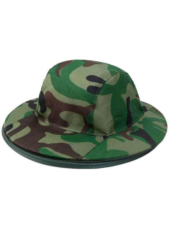 Fishing Cap Head Face Protector Yarn Hat Bucket Hat Camping Hiking Breathable Sunlight Hat Double-Purposes