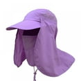 thumbnail image 1 of Fishing Cap with Ear Neck Flap Cover,Outdoor UV Protection Waterproof Quick Dry Sun Hat Visor Neck Cover Cap For Hiking Fishing, 1 of 12