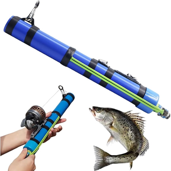 Fishing Catapult Rod, 2026 New Portable Sling Shot Fishing Rod & Bait Launcher, Professional Compact Travel Fishing Pole for Saltwater and Freshwater