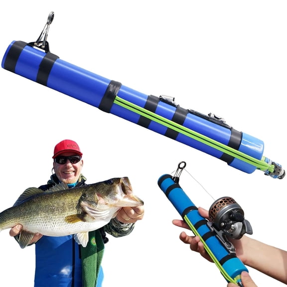 Fishing Catapult Rod 2026 Upgraded, Compact Telescopic Fly Fishing & Lure Launcher Tool, Portable Gear for Saltwater or Freshwater, Great Equipment for Traveling