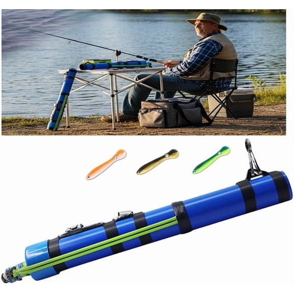 Fishing Catapult Rod, Portable Telescopic Lure Launcher Fishings Tool, Saltwater and Freshwater Great Gear for Outdoor Activities and Travel