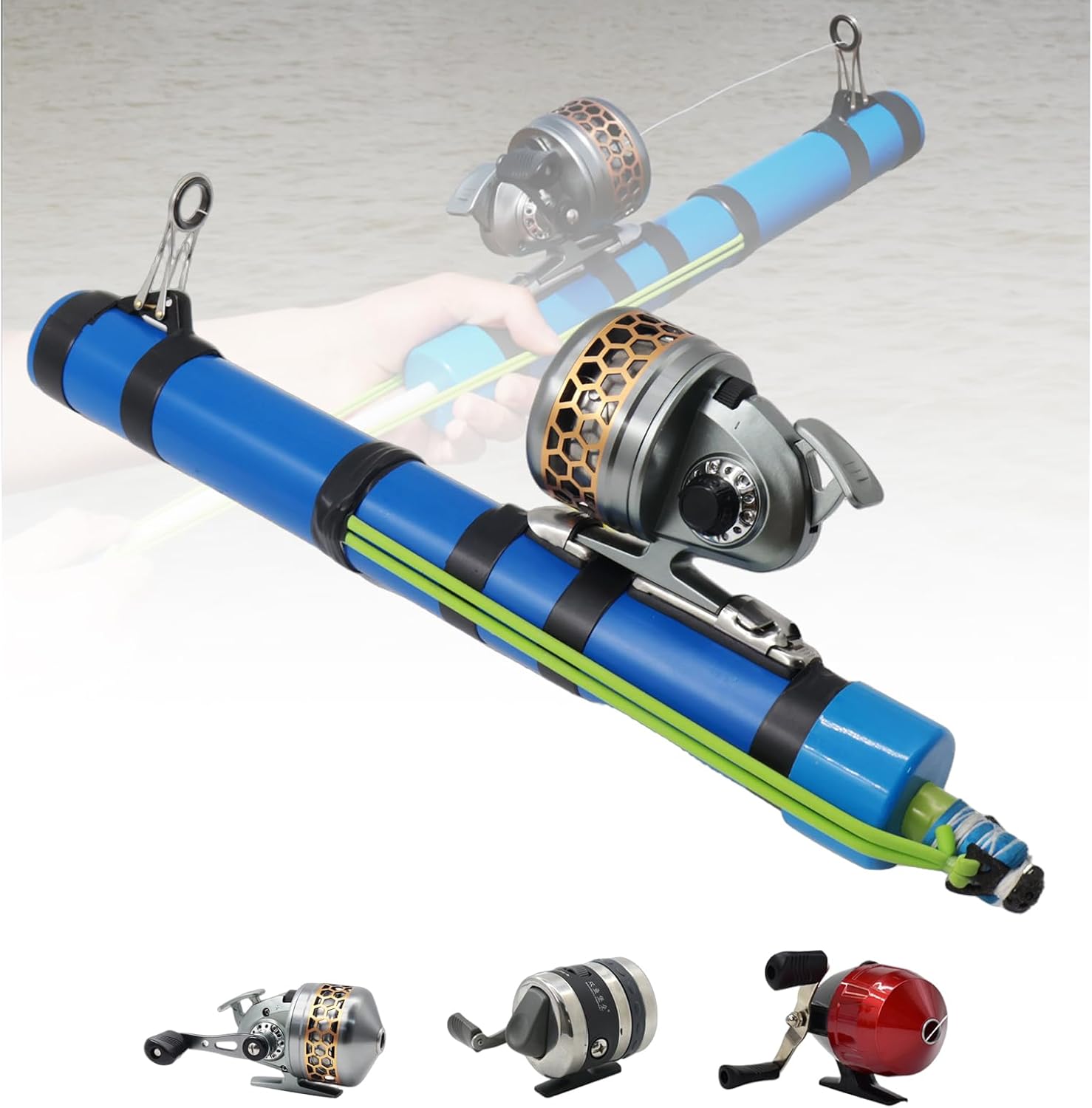 Fishing Catapult Rod，Portable professional fishing rod shooting compact ...