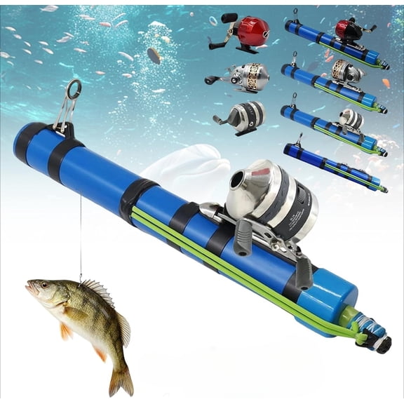 Fishing Catapult Rod, Upgraded Fly Fishing & Lure Launcher Rod, Compact Telescopic CatapultTool for Saltwater or Freshwater, Great Gear for Outdoor Anglers & Travel