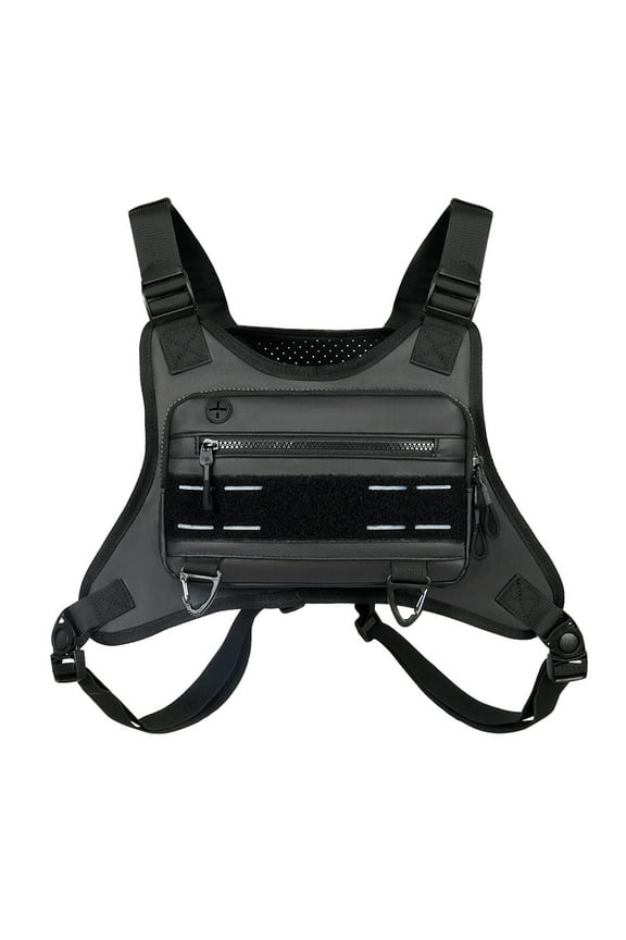 Fishing Chest Bag Outdoor Sports Running Vest Backpacks Front Chest Pack Chest Rigs Backpacks for Fishing Cycling