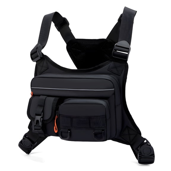 Fishing Chest Bag Splashproof Outdoor Travel Sports Vest Bags Multiple Compartment Chest Pack for Men And Women
