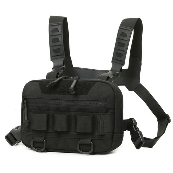 Fishing Chest Bag Tactically Chest Backpacks Running Vest Bag Front Chest Pack for Fishing,