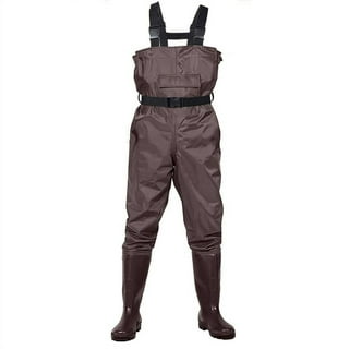 Magellan Outdoors Fly Fishing Rubber Boot Foot Waders Size 10