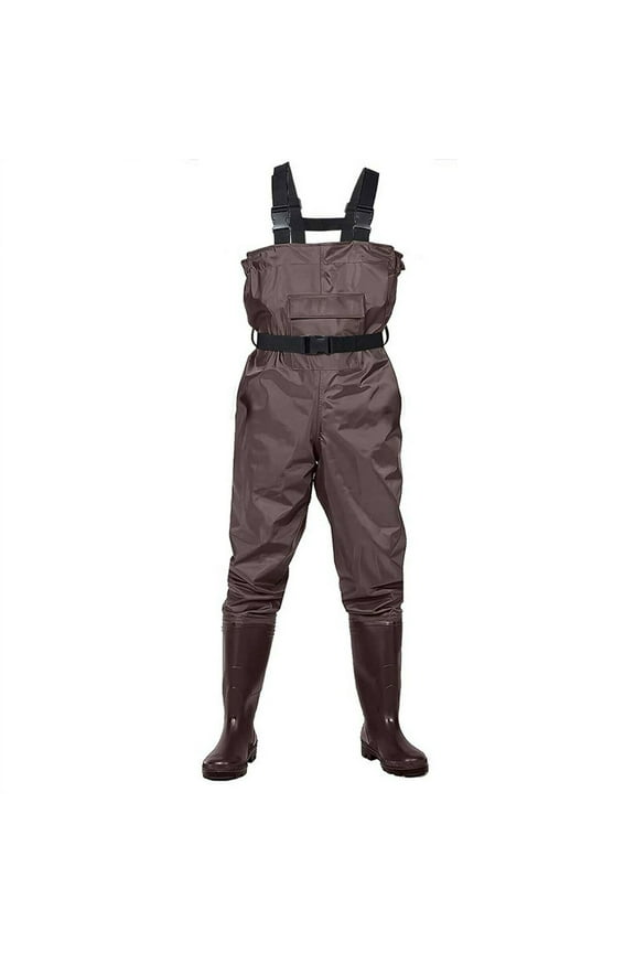 Fishing Chest Waders Fishing Shoes Boot Foot for Men Women Hunting Bootfoot Waterproof Nylon PVC w/ Belt