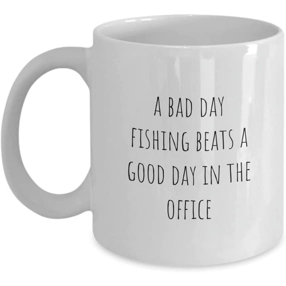 Fishing Coffee Mug, Fishing Gifts for Him, Deep Sea Fisherman, Rod Fisherman, Unique fishing gifts, Fishing Gifts for Her