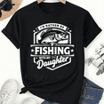 thumbnail image 1 of Fishing Dad Father's Day I'd Rather Be Fishing With My Daughter Unisex T-Shirt, 1 of 5