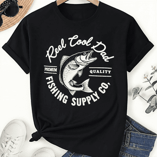 Fishing Dad Father's Day Reel Cool Dad Fishing Supply Co Unisex T-Shirt