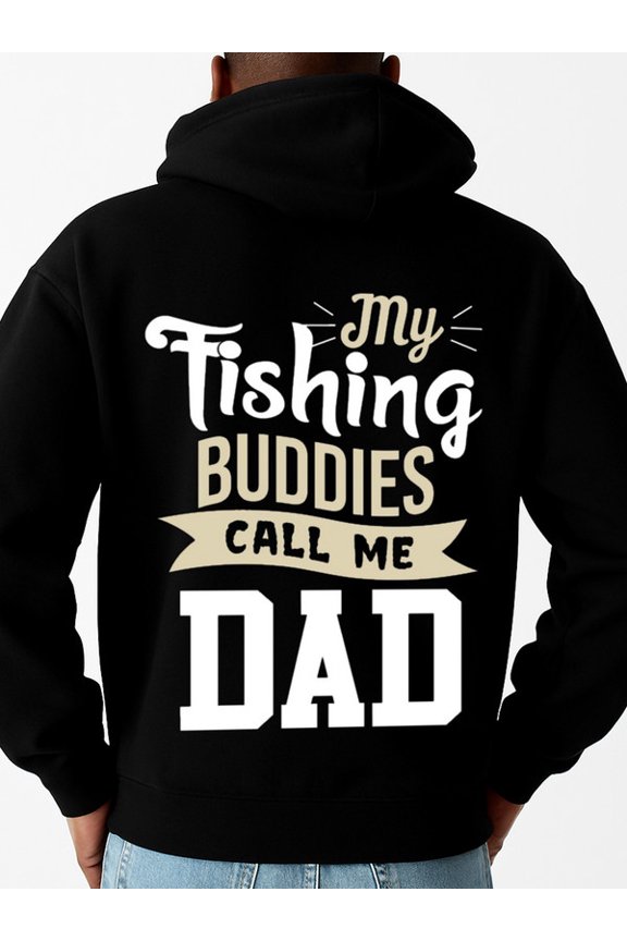 Fishing Dad Hoodie graphic hoodies dad mens graphic hoodies black Casual Wear on Weekends christian funny vintage elegant spring comfortable graphic funny funny son creative design