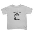 thumbnail image 1 of Fishing Daddy's Lil' Mate Funny Toddler T Shirts for Boys Girls (Gray, 4T), 1 of 5