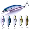 thumbnail image 1 of Fishing Deep Diving Fishing Lures Swimbait Large Sinking Minnow Lure Saltwater Jerkbait Lure 5Pcs/kit, 2.76in/0.15oz, 1 of 9