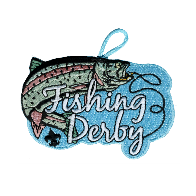Fishing Derby Patch Design 2